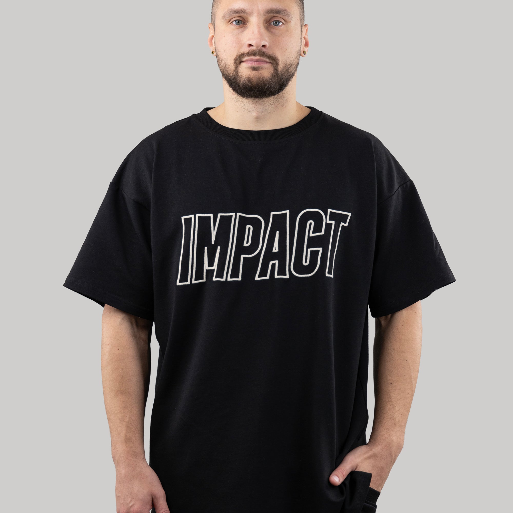 Oversize Basic T-Shirt "Impact" For Men