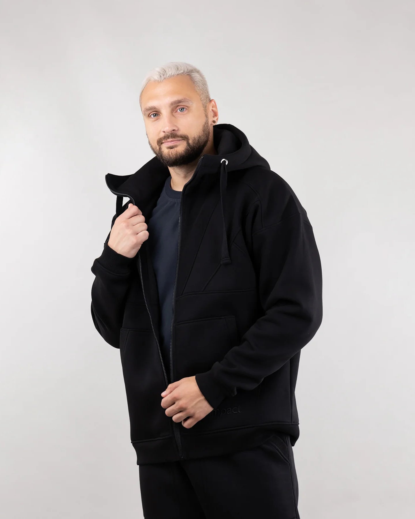 Intriguing Introvert: Black Hoodie