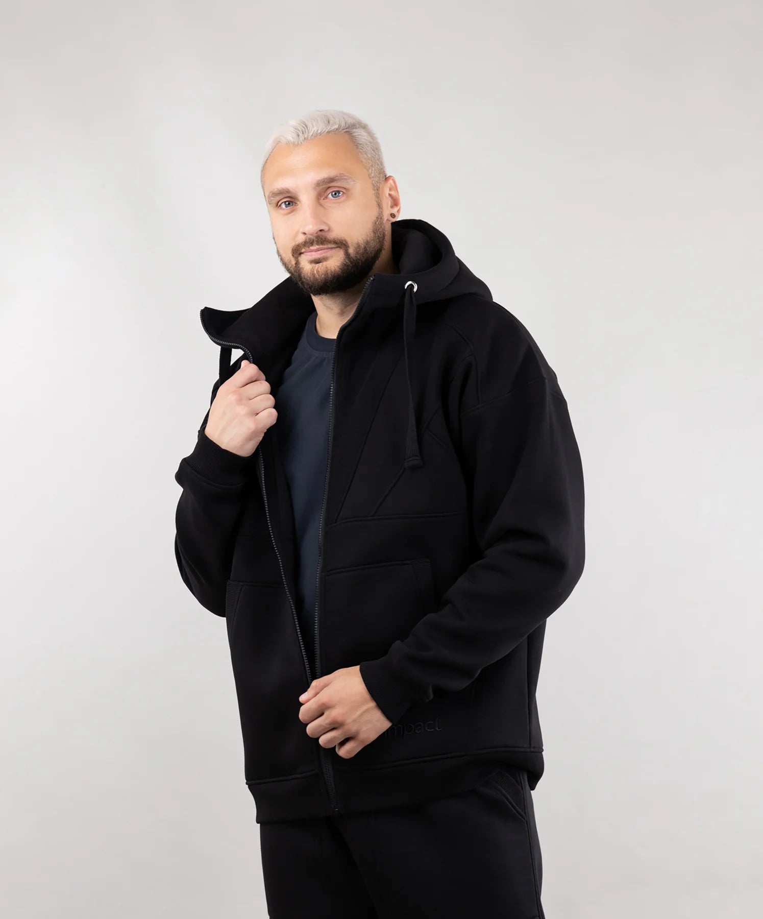 Intriguing Introvert: Black Hoodie