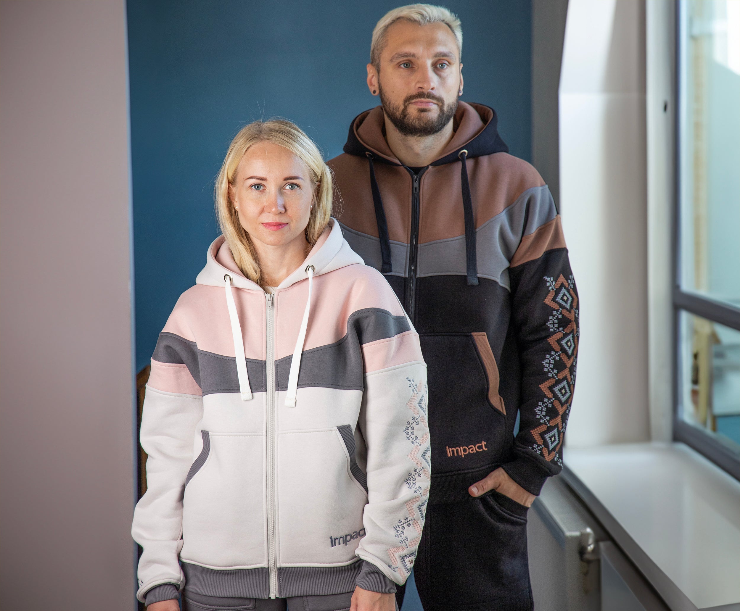 What is "Impact"? Classic Black and Gray Hoodie