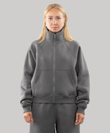 Zip Sweatshirt "Vibe", Warm Casual Sweatshirt For Women