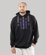 Hoodie "Folk", casual hoodie Ukrainian vyshyvanka style for men