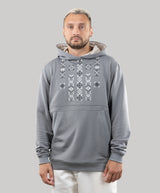 Hoodie "Folk", casual hoodie Ukrainian vyshyvanka style for men