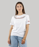 Embroidered T-Shirt "Flowers", T-Shirt For Women