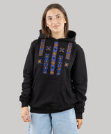 Hoodie "Folk", casual hoodie Ukrainian vyshyvanka style for women