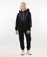Hoodie "Folk" and Pants With Cuffs For Women