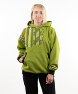 Hoodie "Vyshyvanka", Casual Hoodie With Ukrainian Embroidery For Women