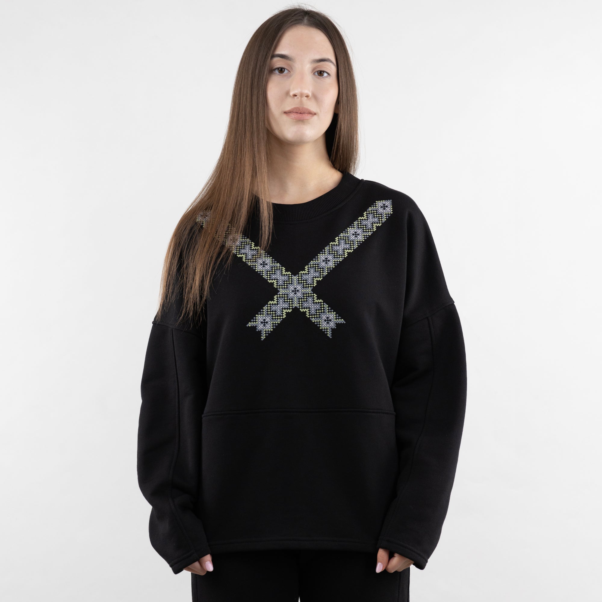 Sweatshirt "Dream" With Embroidery For Women