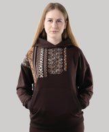 Hoodie "Vyshyvanka", Casual Hoodie With Ukrainian Embroidery For Women