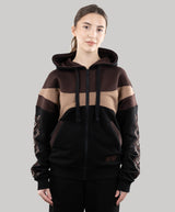 Zip-up hoodie “Sunrise”, Ukrainian vyshyvanka style hoodie for women