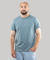 Basic T-shirt with cuffs, T-Shirt for Men