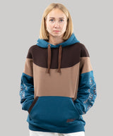 Hoodie "Dnipro", Casual Hoodie With Ukrainian Embroidery For Women