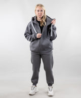Zip-Up Hoodie "Introvert" and Sweatpants For Women