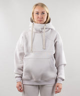 Warm Oversize Hoodie "Introvert" For Women