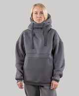 Warm Oversize Hoodie "Introvert" For Women