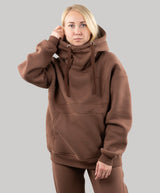 Warm Oversize Hoodie "Introvert" For Women