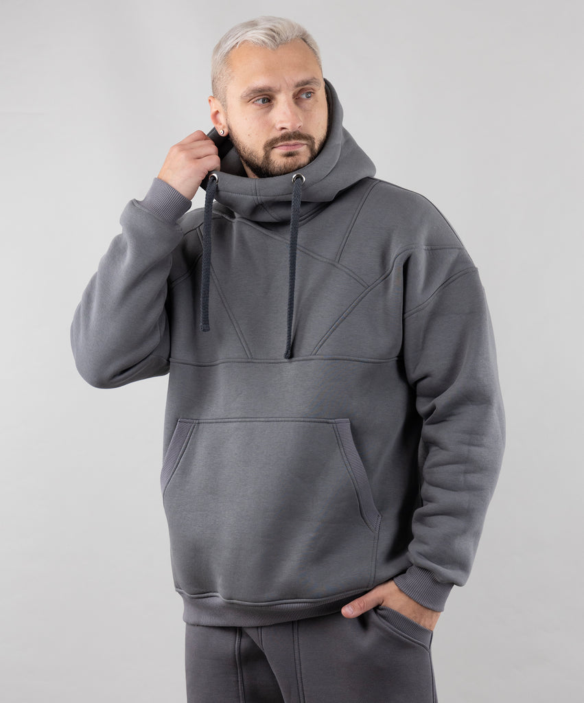 Collection list. Gray hoodie