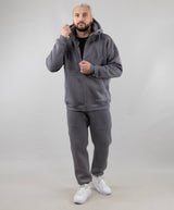 Zip-Up Hoodie "Introvert" and Sweatpants For Men