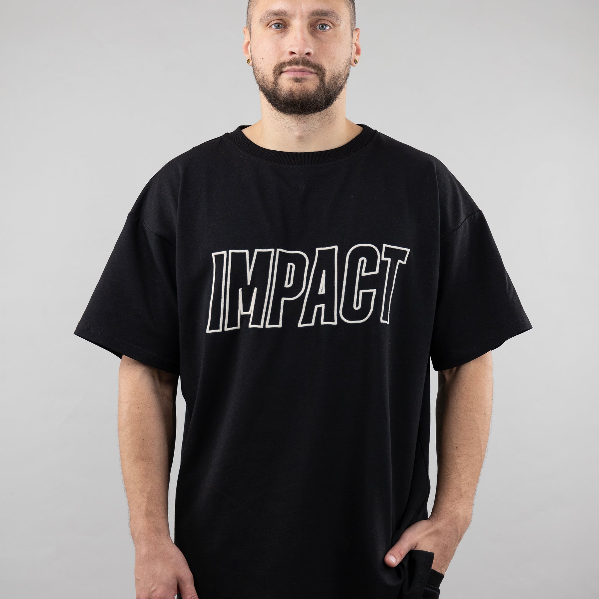 Oversize Basic T-Shirt "Impact" For Men