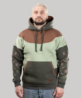 Warm Hoodie "Dnipro", Casual Hoodie With Ukrainian Embroidery For Men