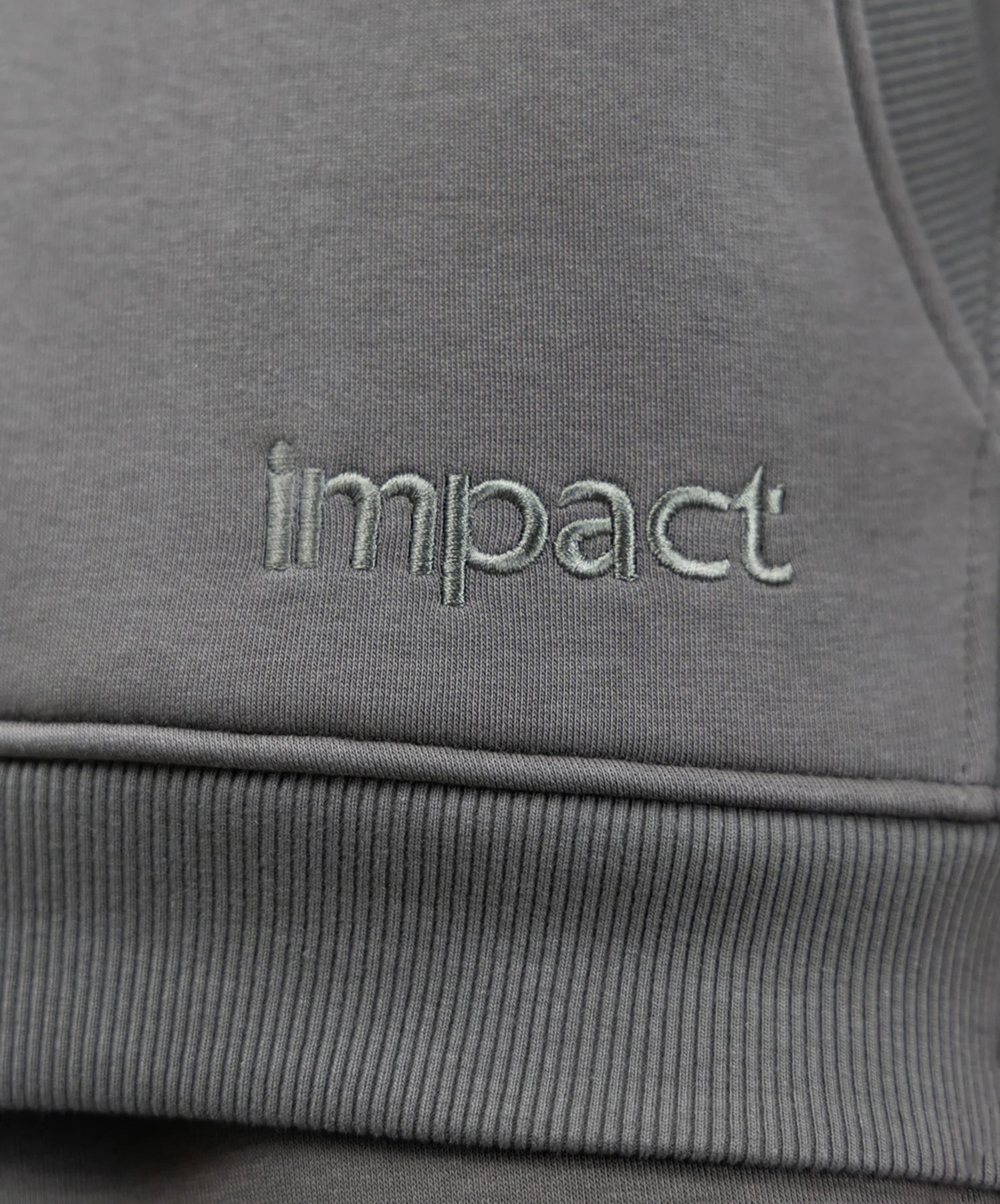 Impact Logo on the Hoodie