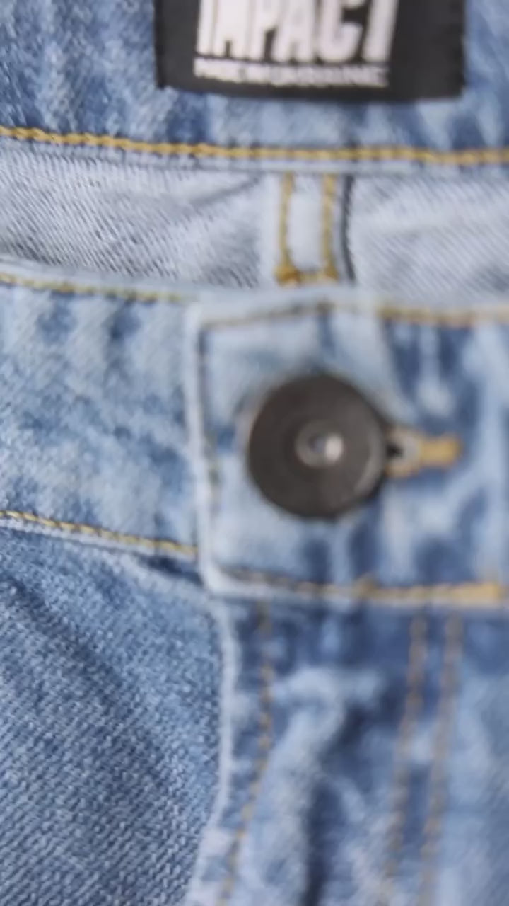 Men's banana denim pants, casual jeans – Impact